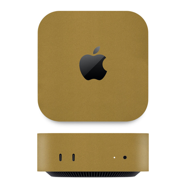 Mac Mini M4 Metal Series Gold Skin