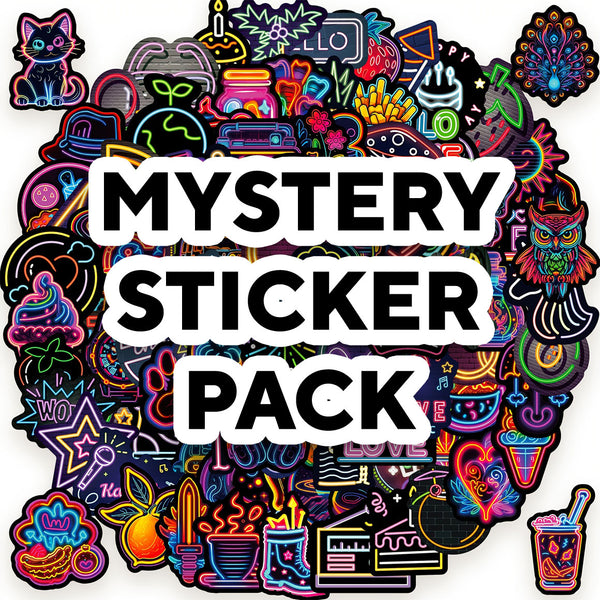 Neon - Mystery Sticker Pack - 100pcs