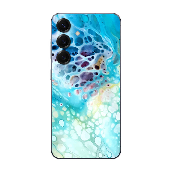 Galaxy S25 Oil Paint Series Arctic Waves Skin