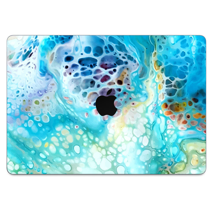 MacBook Air 15” (2025 M4) Oil Paint Series Arctic Waves Skin