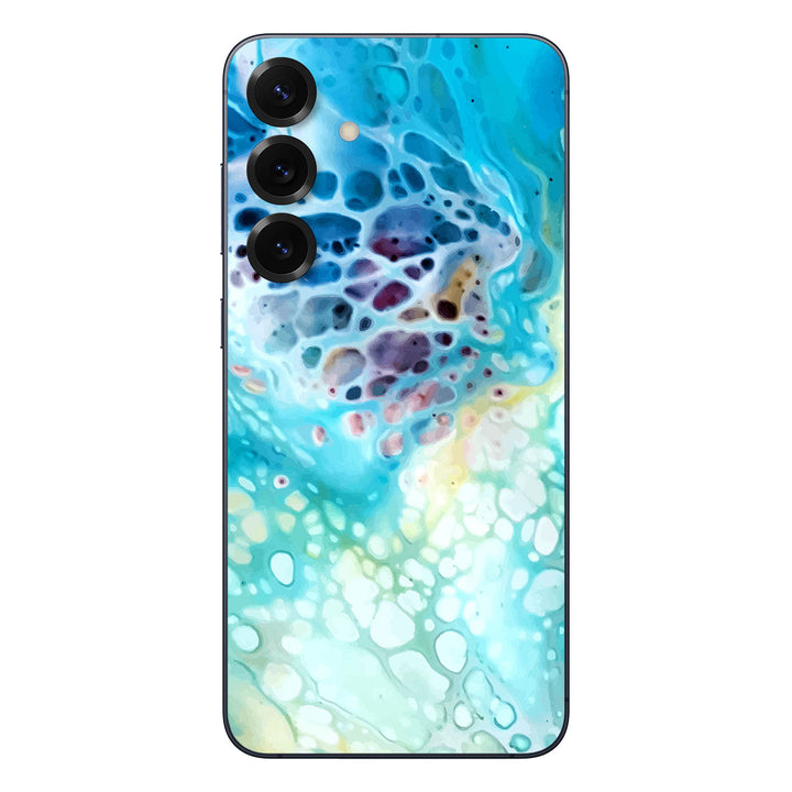 Galaxy S25 Plus Oil Paint Series Arctic Waves Skin