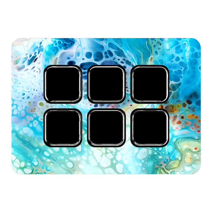 Elgato Stream Deck Mini Oil Paint Series Arctic Waves Skin