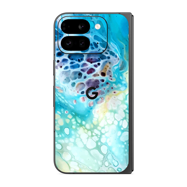 Pixel 9 Pro Fold Oil Paint Series Arctic Waves Skin