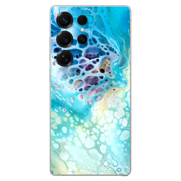 Galaxy S25 Ultra Oil Paint Series Arctic Waves Skin