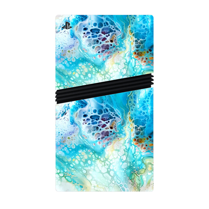 Playstation 5 Pro Oil Paint Series Arctic Waves Skin