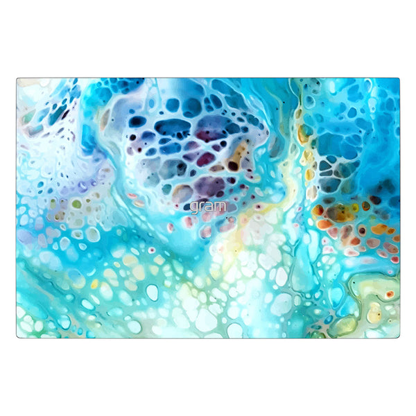 LG Gram 15.6-inch Oil Paint Series Arctic Waves Skin