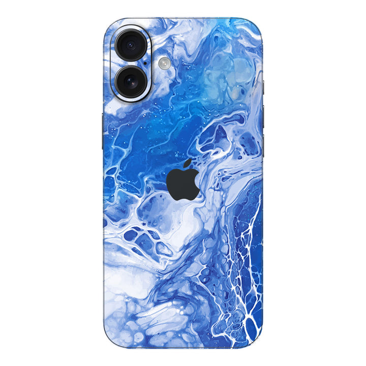 iPhone 16 Plus Oil Paint Series Blue Waves