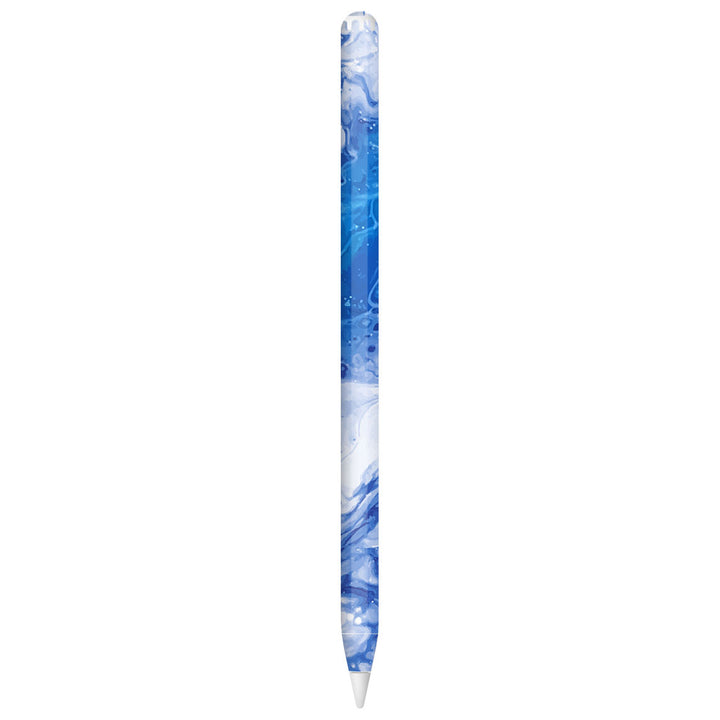 Apple Pencil Pro Oil Paint Series Blue Waves Skin