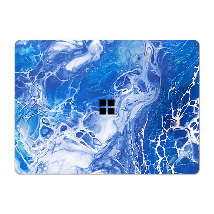 Surface Laptop 7 13.8" Oil Paint Series Blue Waves Skin