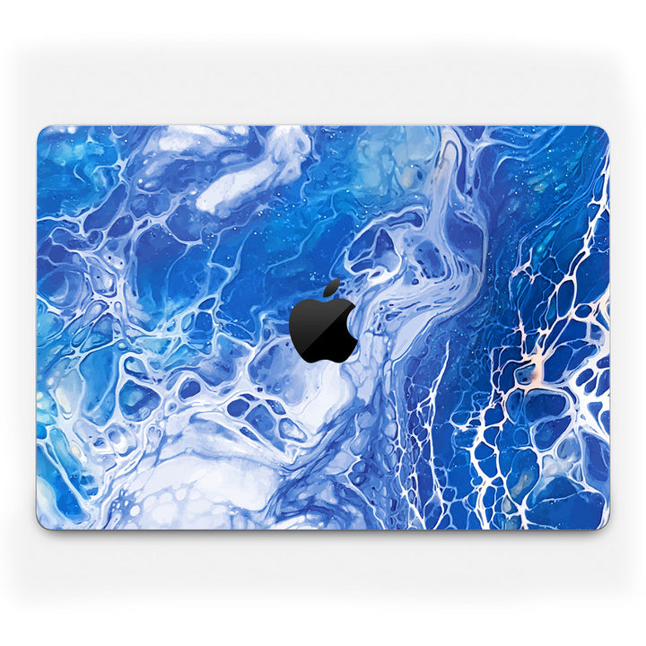 MacBook Pro 14" (2024, M4) Oil Paint Series Blue Waves Skin