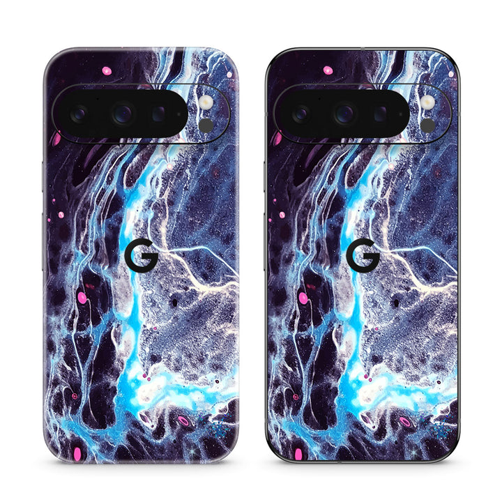 Pixel 9 Pro Oil Paint Series Dark Waves Skin