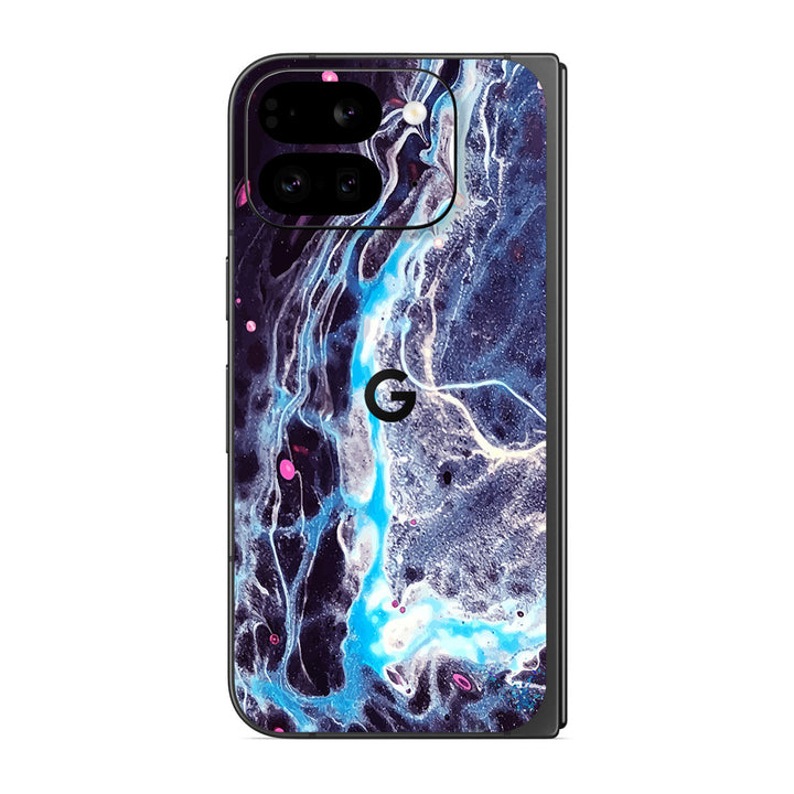 Pixel 9 Pro Fold Oil Paint Series Dark Waves Skin