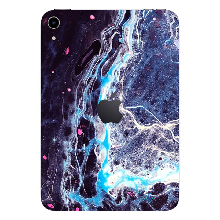 iPad Mini 7 (A17 Pro) Oil Paint Series Dark Waves Skin