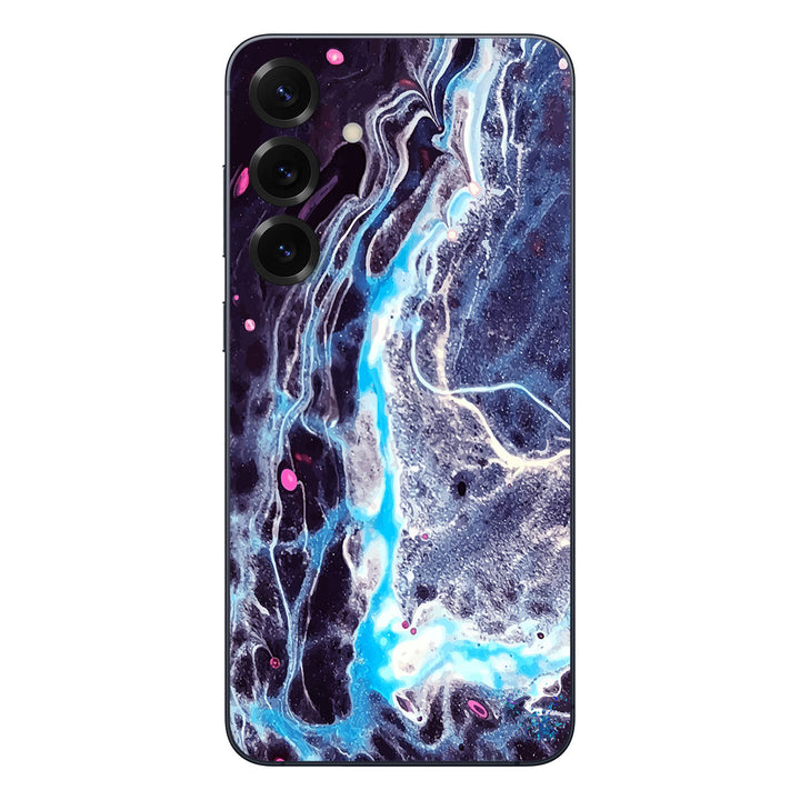 Galaxy S25 Plus Oil Paint Series Dark Waves Skin