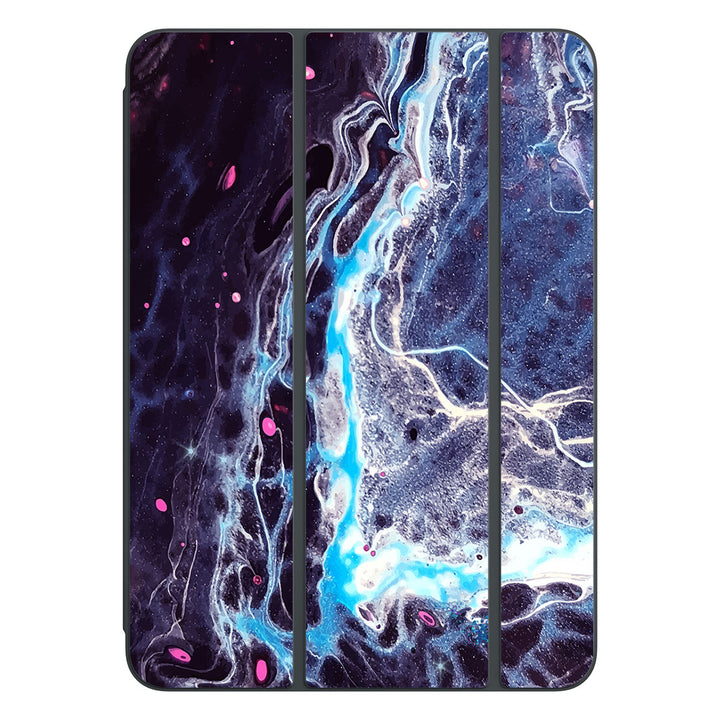 Smart Folio for iPad Pro 11-inch (M4) Oil Paint Series Dark Waves Skin