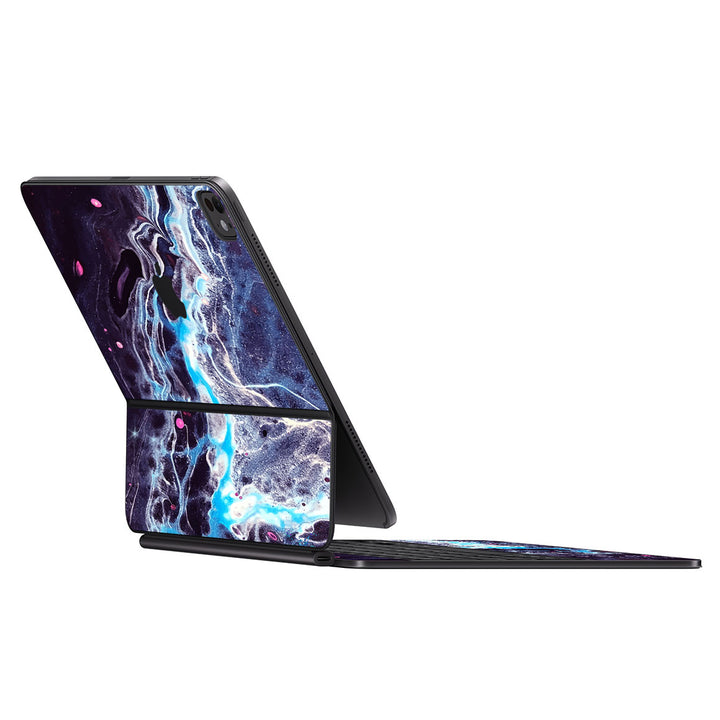 Magic Keyboard for iPad Pro 11" (M4) Oil Paint Series Dark Waves Skin