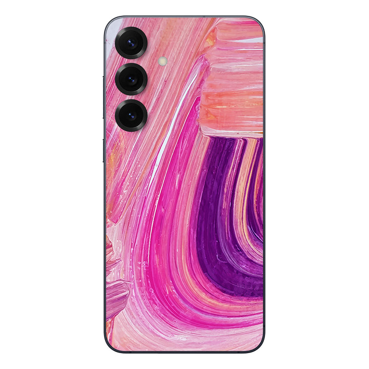 Galaxy S25 Plus Oil Paint Series Pink Brushed Skin