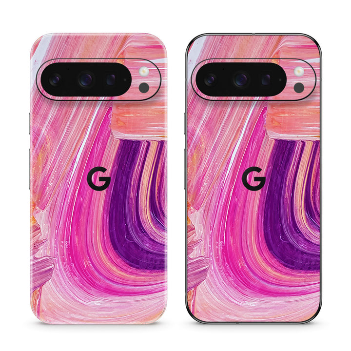 Pixel 9 Pro Oil Paint Series Pink Brushed Skin