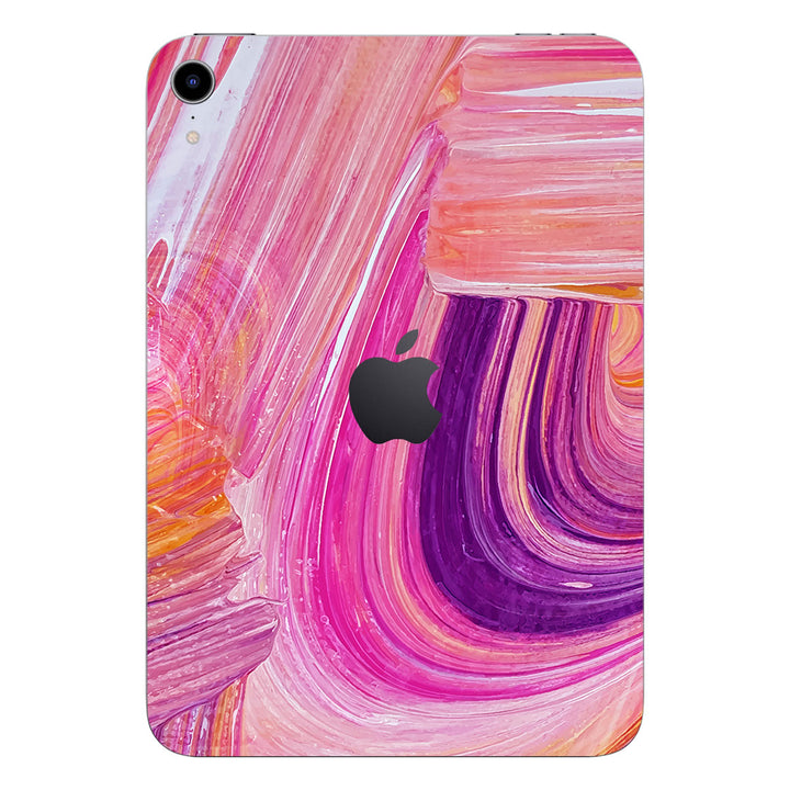 iPad Mini 7 (A17 Pro) Oil Paint Series Pink Brushed Skin