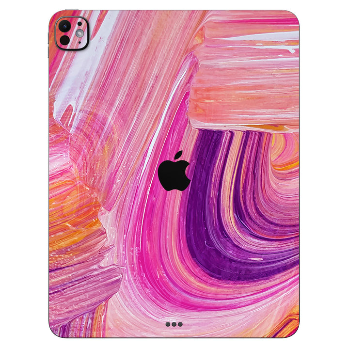 iPad Pro 13" M4 Oil Paint Series Pink Brushed Skin