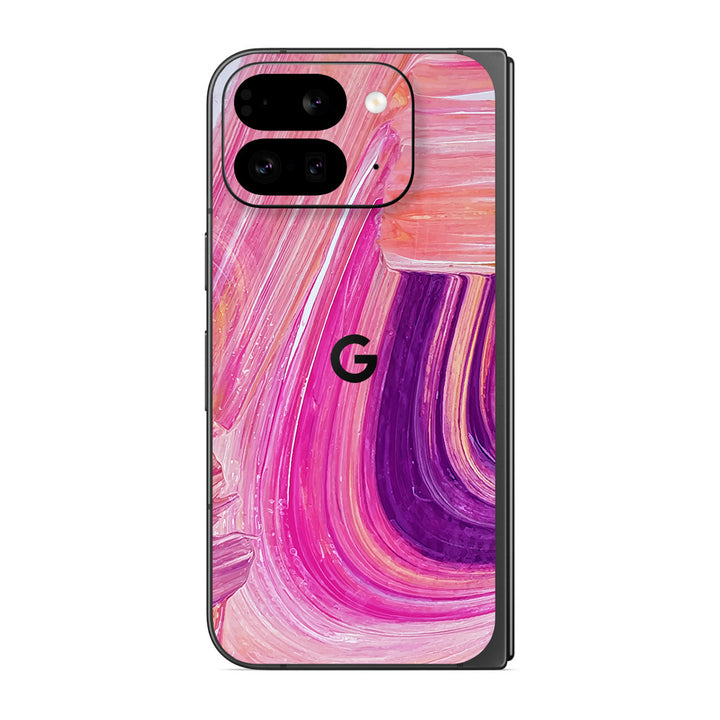 Pixel 9 Pro Fold Oil Paint Series Pink Brushed Skin