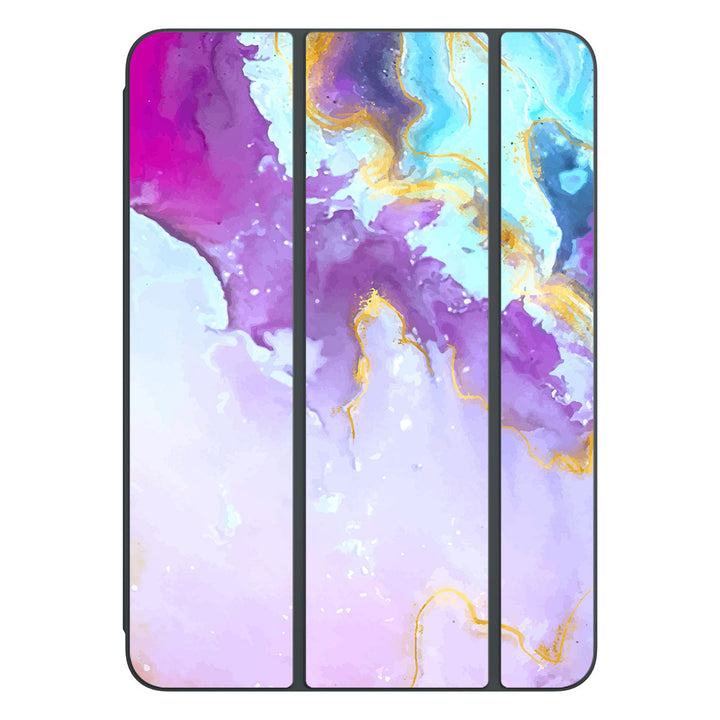 Smart Folio for iPad Pro 11-inch (M4) Oil Paint Series Pink Swirl Skin