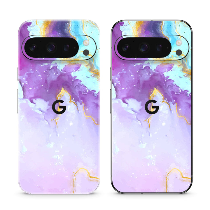 Pixel 9 Pro Oil Paint Series Pink Swirl Skin