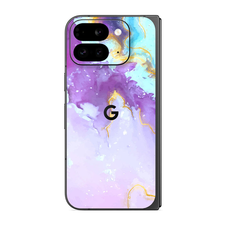 Pixel 9 Pro Fold Oil Paint Series Pink Swirl Skin