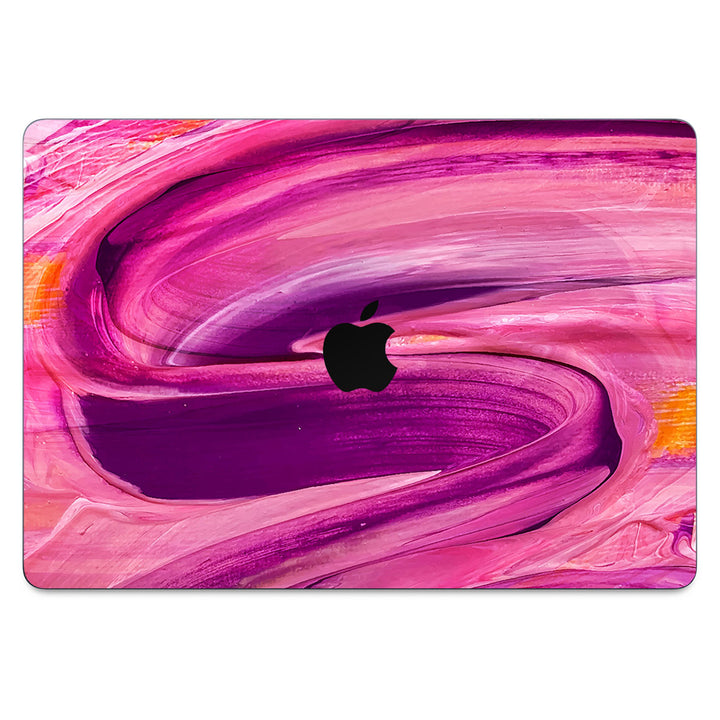 MacBook Air 13.6" (2025 M4) Oil Paint Series Purple Brushed Skin