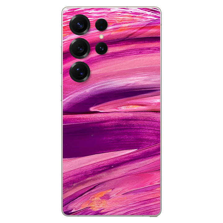 Galaxy S25 Ultra Oil Paint Series Purple Brushed Skin