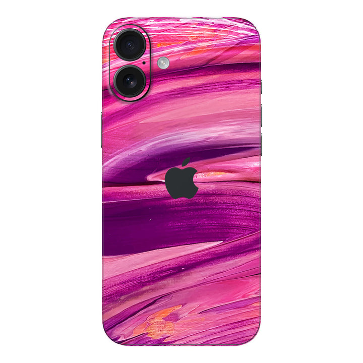 iPhone 16 Plus Oil Paint Series Purple Brushed