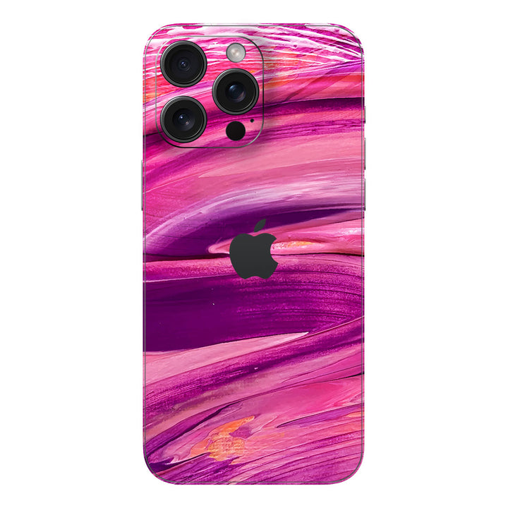 iPhone 16 Pro Max Oil Paint Series Purple Brushed