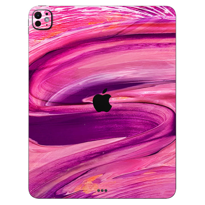 iPad Pro 13" M4 Oil Paint Series Purple Brushed Skin