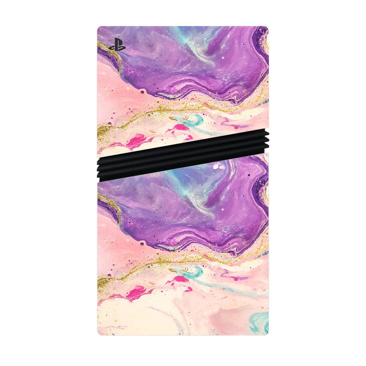 Playstation 5 Pro Oil Paint Series Purple Swirl Skin