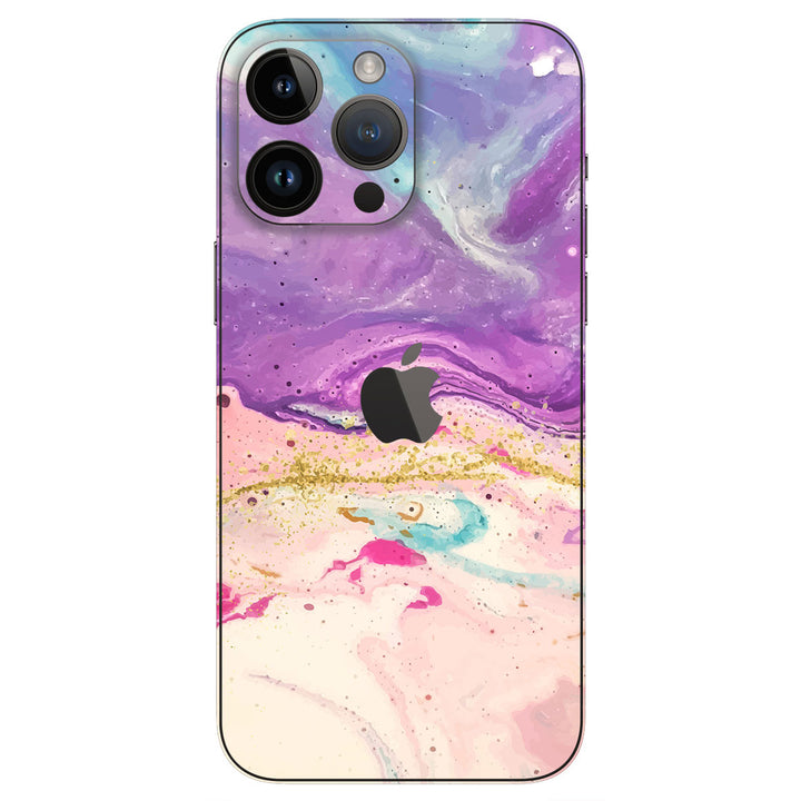 iPhone 16 Pro Oil Paint Series Purple Swirl