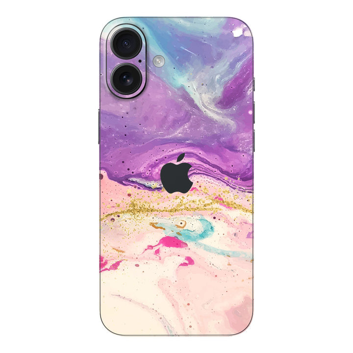 iPhone 16 Plus Oil Paint Series Purple Swirl