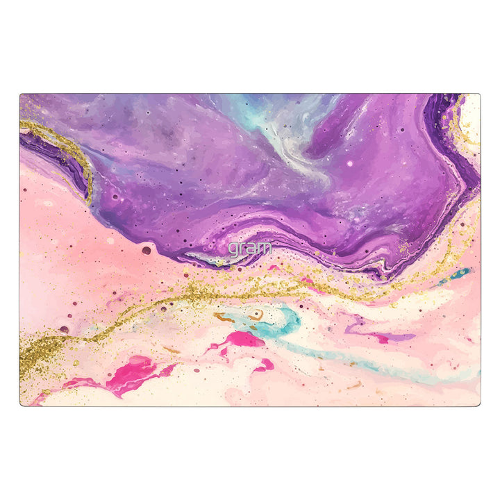 LG Gram 15.6-inch Oil Paint Series Purple Swirl Skin