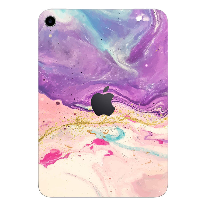 iPad Mini 7 (A17 Pro) Oil Paint Series Purple Swirl Skin