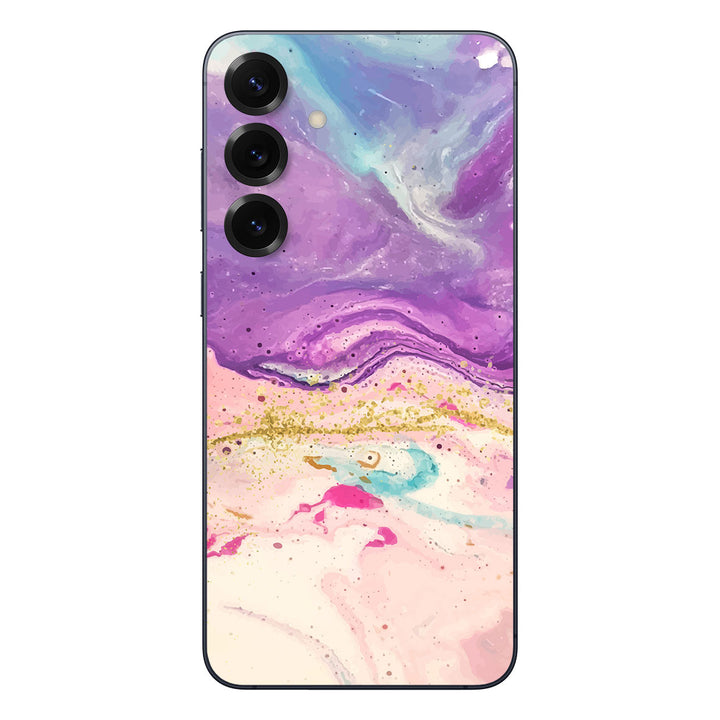 Galaxy S25 Plus Oil Paint Series Purple Swirl Skin