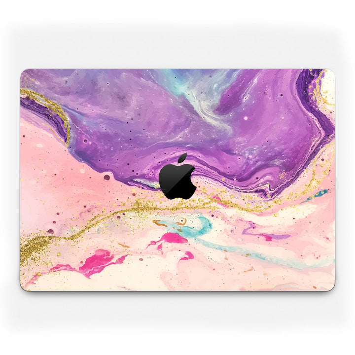 MacBook Pro 14" (2024, M4) Oil Paint Series Purple Swirl Skin