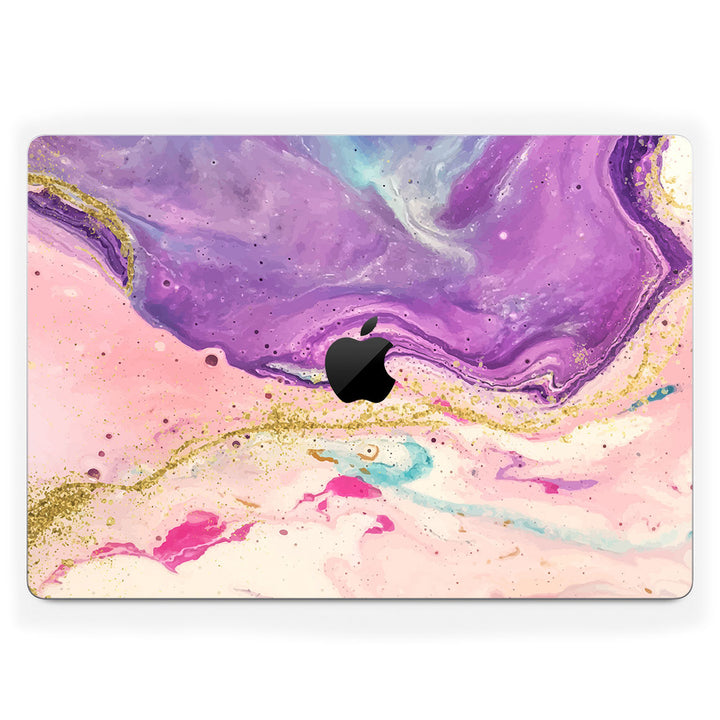 MacBook Pro 16" (2024 M4) Oil Paint Series Purple Swirl Skin