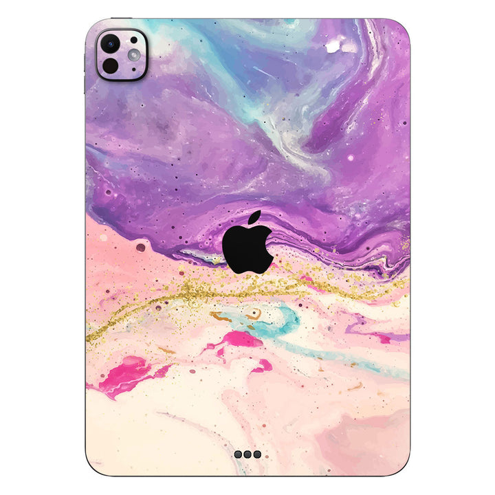 iPad Pro 11" M4 Oil Paint Series Purple Swirl Skin