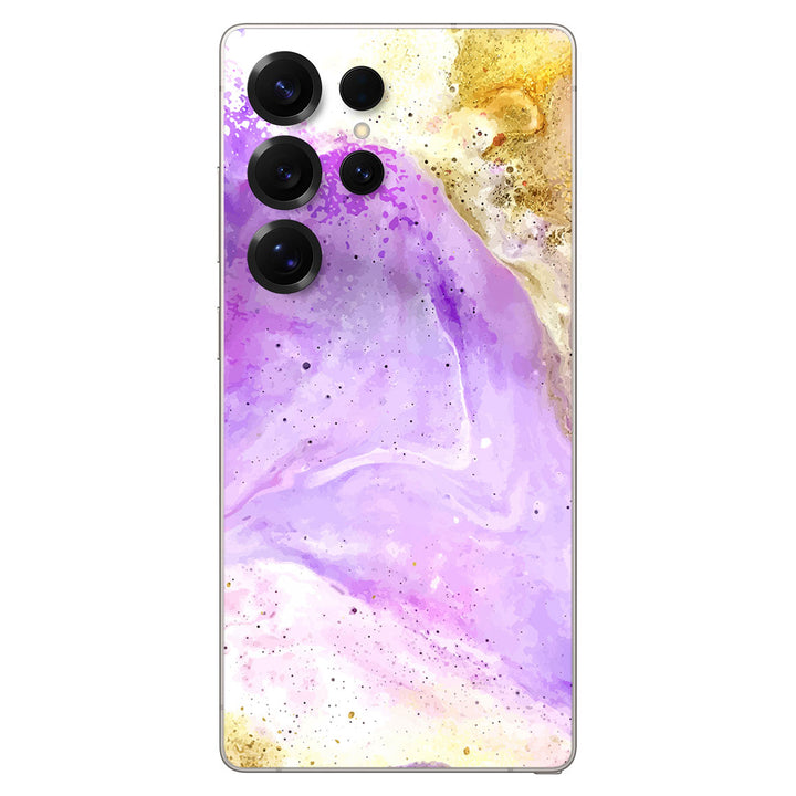 Galaxy S25 Ultra Oil Paint Series Rainbow Swirl Skin