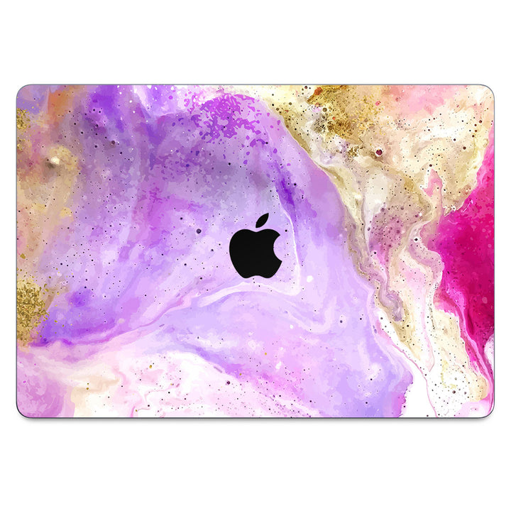 MacBook Air 13.6" (2025 M4) Oil Paint Series Rainbow Swirl Skin