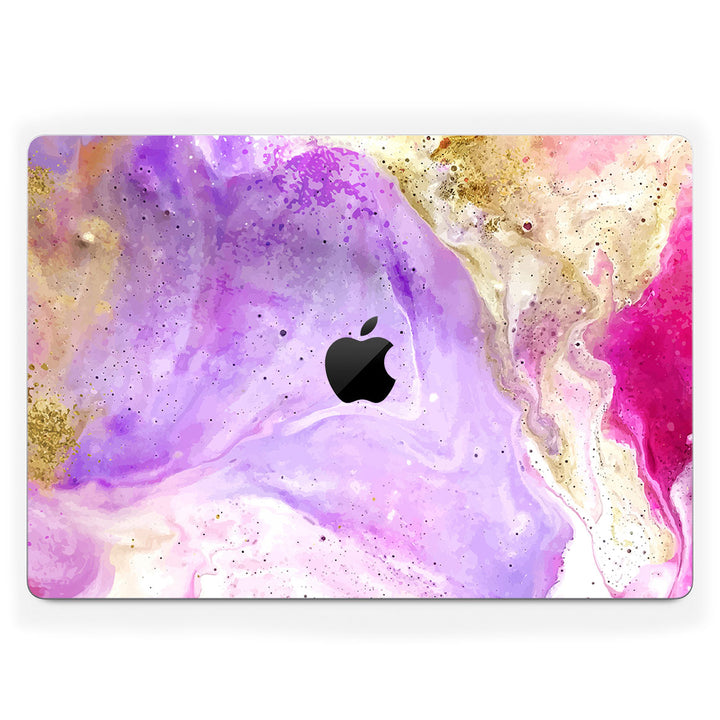 MacBook Pro 16" (2024 M4) Oil Paint Series Rainbow Swirl Skin