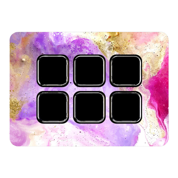 Elgato Stream Deck Mini Oil Paint Series Rainbow Swirl Skin