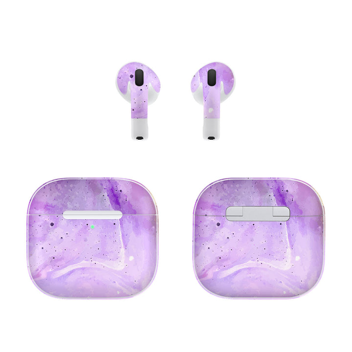 AirPods 4 Oil Paint Series Rainbow Swirl Skin