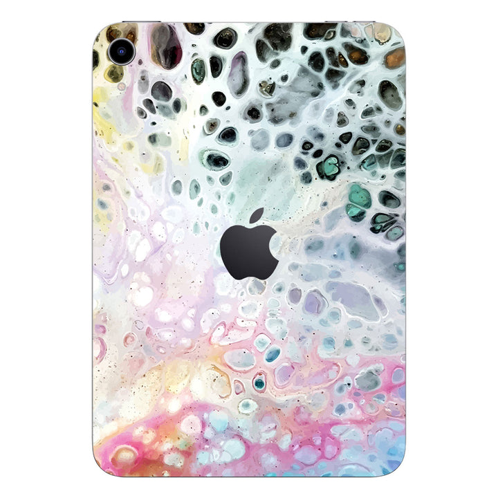 iPad Mini 7 (A17 Pro) Oil Paint Series Rainbow Waves Skin