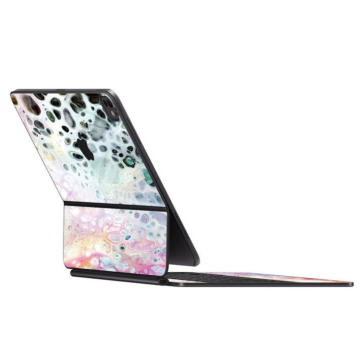 Magic Keyboard for iPad Pro 13" (M4) Oil Paint Series Rainbow Waves Skin