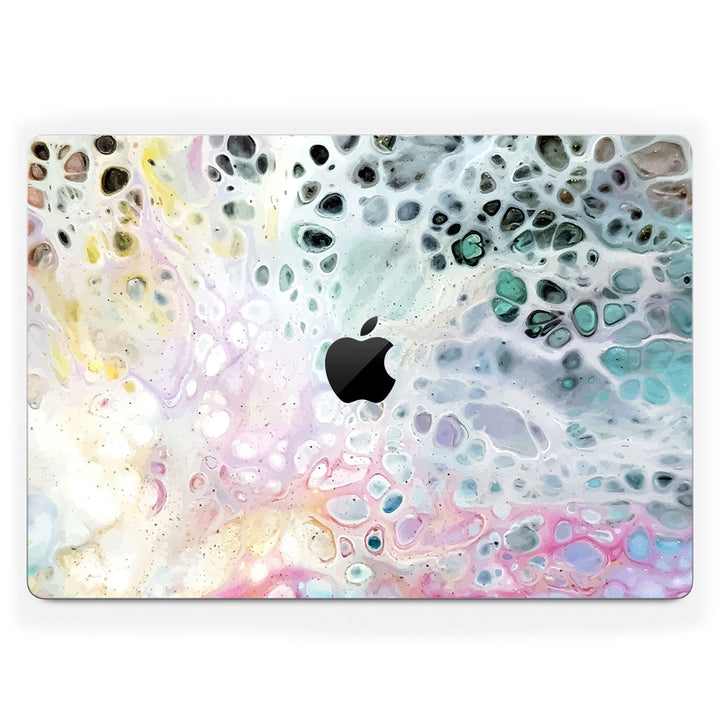 MacBook Pro 16" (2024 M4) Oil Paint Series Rainbow Waves Skin